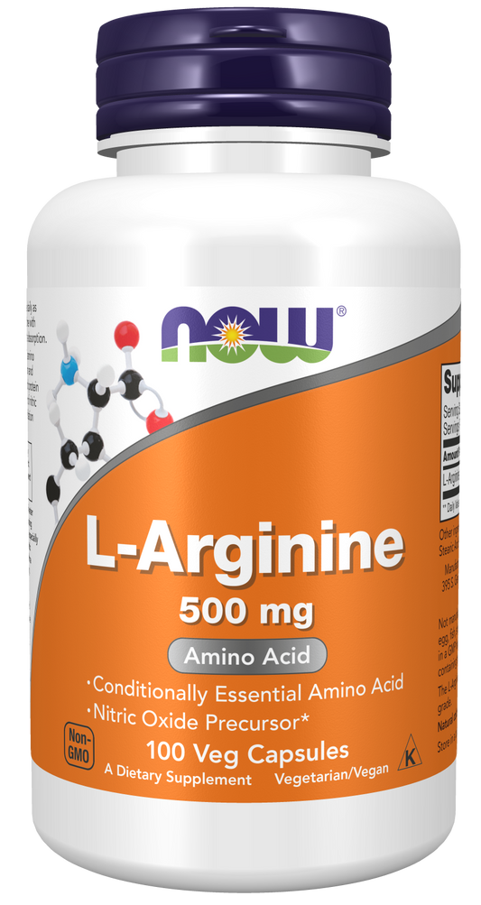L-Arginine, 500mg - 250 caps