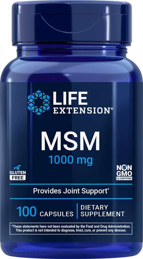 MSM, 1000mg - 100 caps