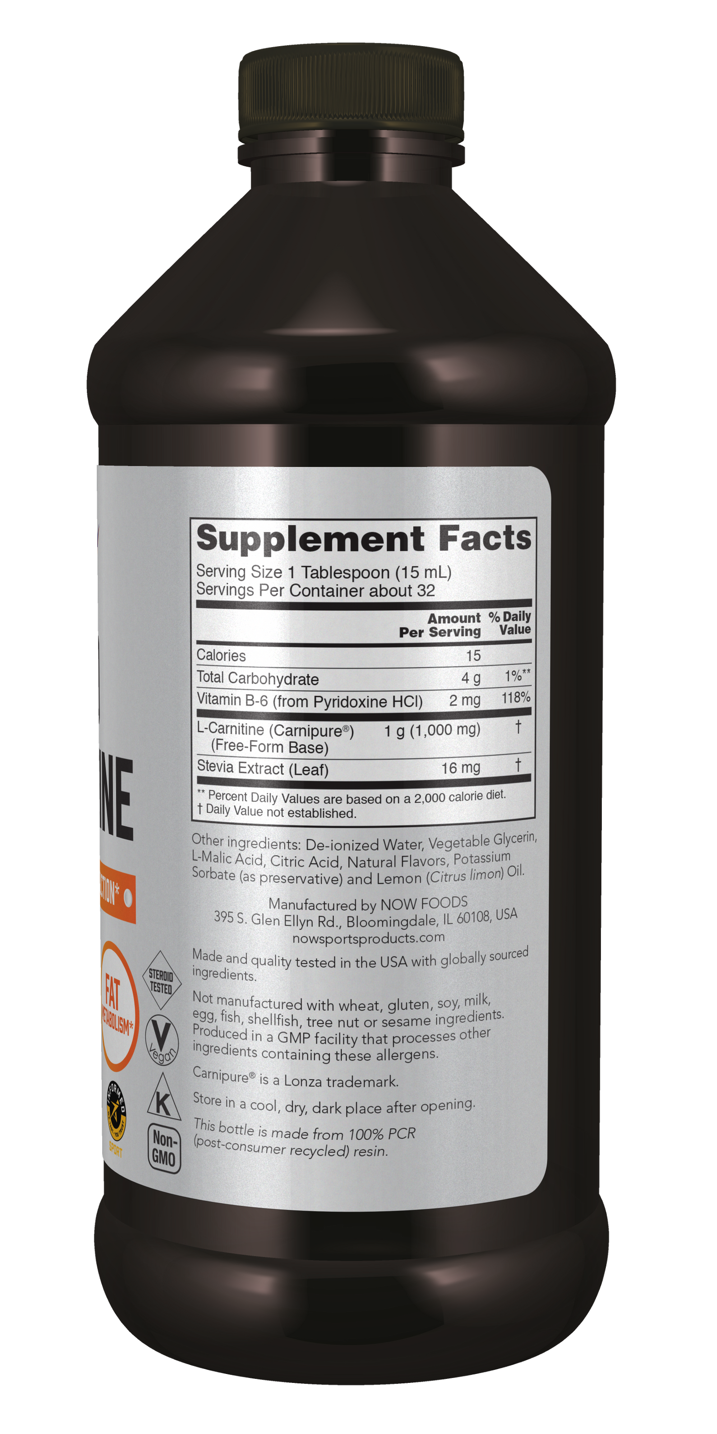 Liquid L-Carnitine, 1000mg Citrus - 473 ml.