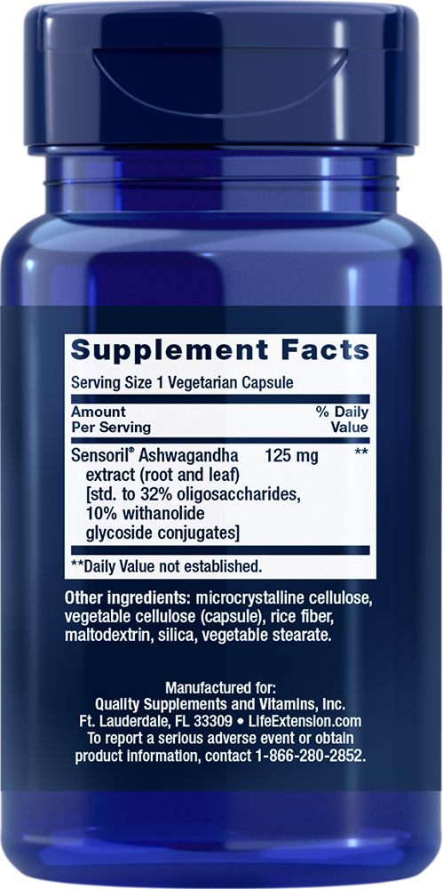 Optimized Ashwagandha Extract - 60 vcaps