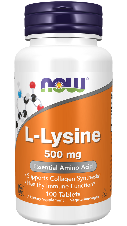 L-Lysine, 500mg - 100 tablets