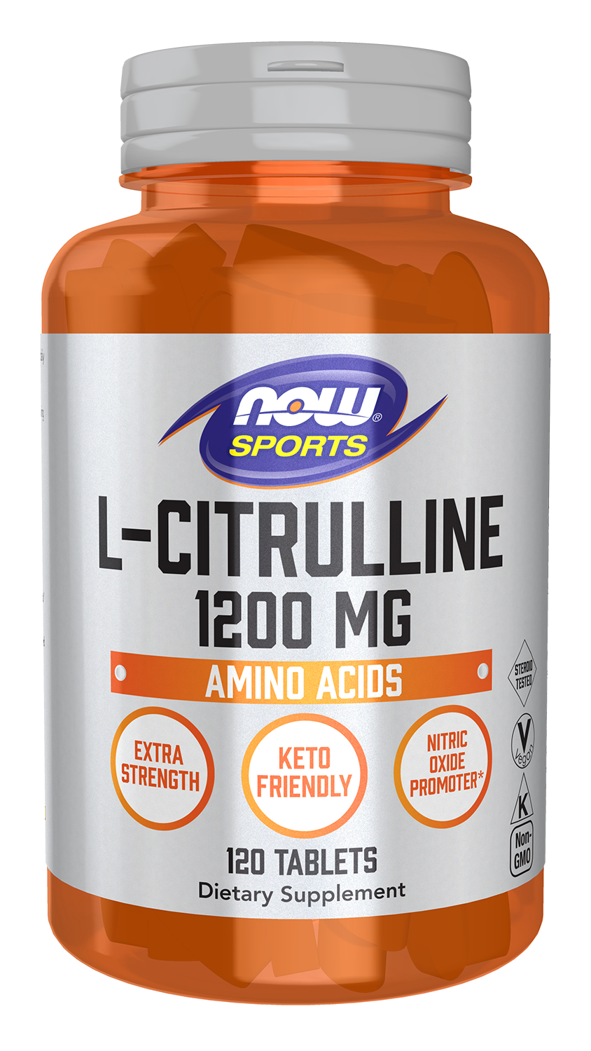 L-Citrulline, 1200mg Extra Strength - 120 tabs
