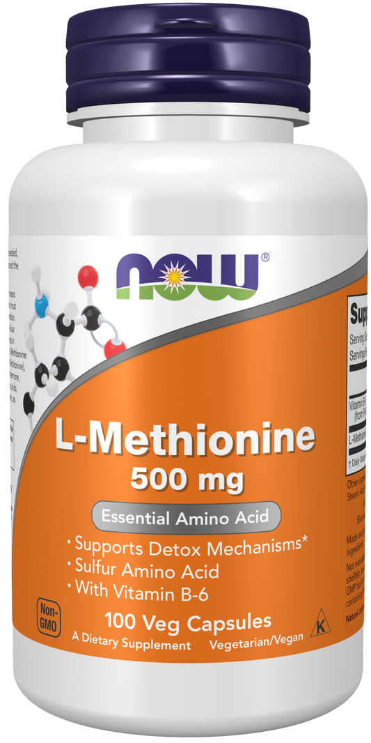L-Methionine, 500mg - 100 caps