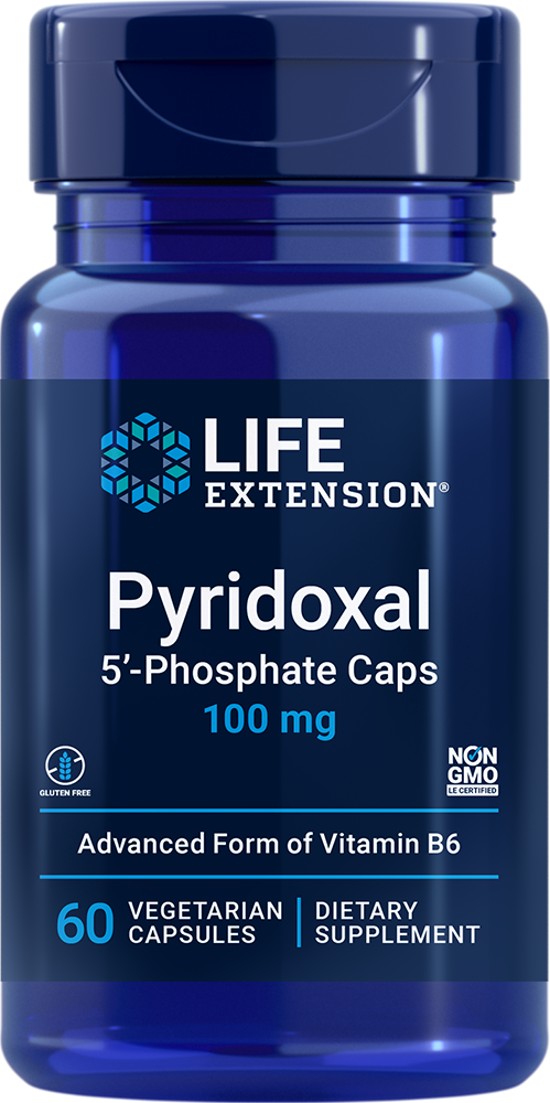 Pyridoxal 5'-Phosphate Caps, 100mg - 60 vcaps