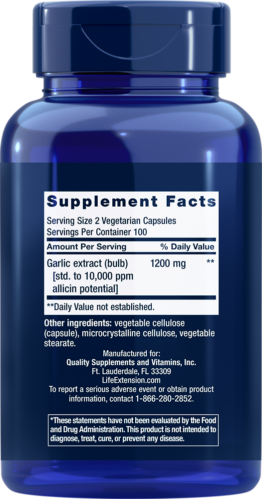 Optimized Garlic - 200 vcaps