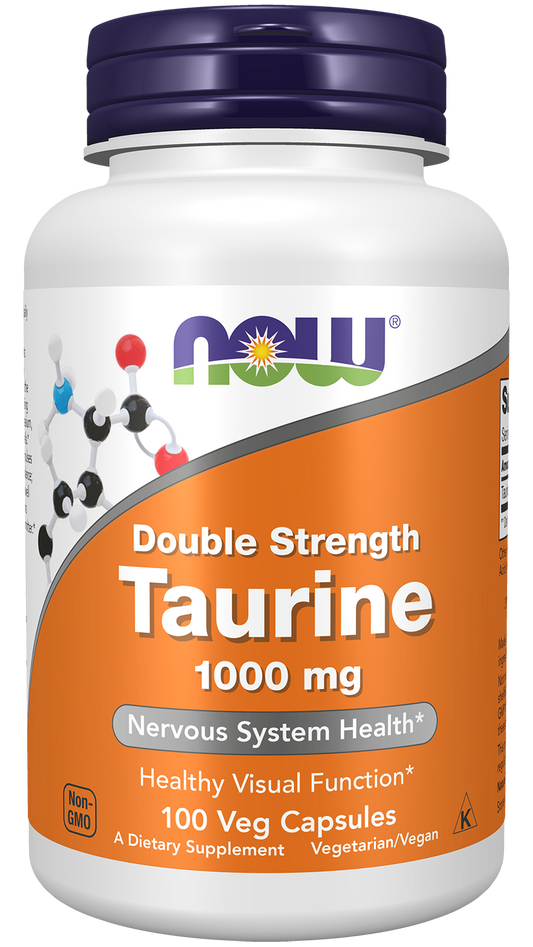Taurine, 1000mg Double Strength - 250 vcaps