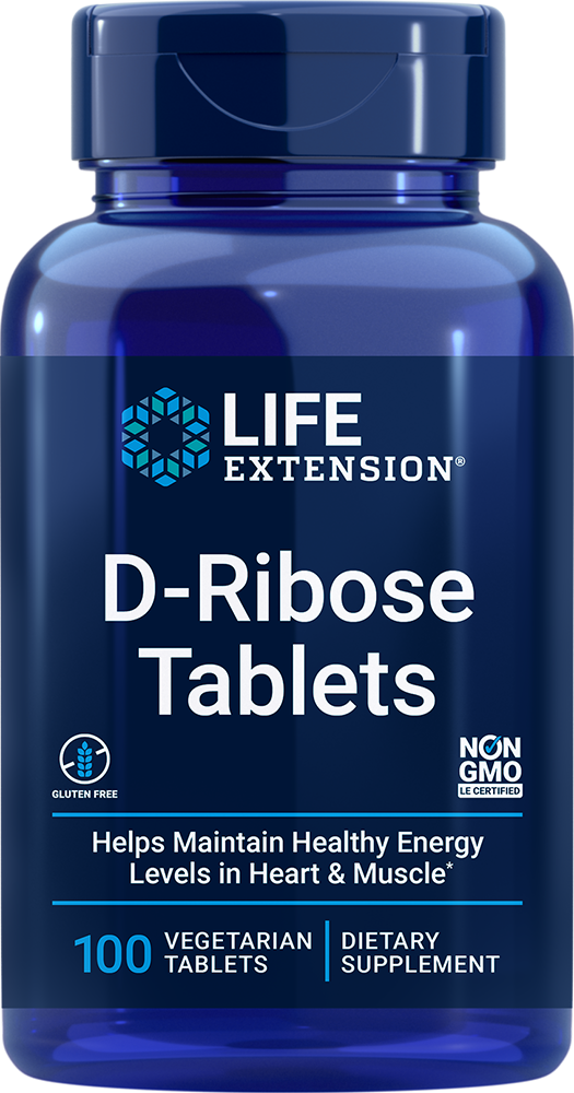 D-Ribose Tablets - 100 vegetarian tabs