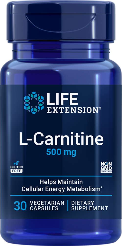 L-Carnitine, 500mg - 30 vcaps