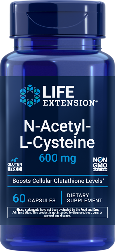 N-Acetyl-L-Cysteine, 600mg - 60 caps