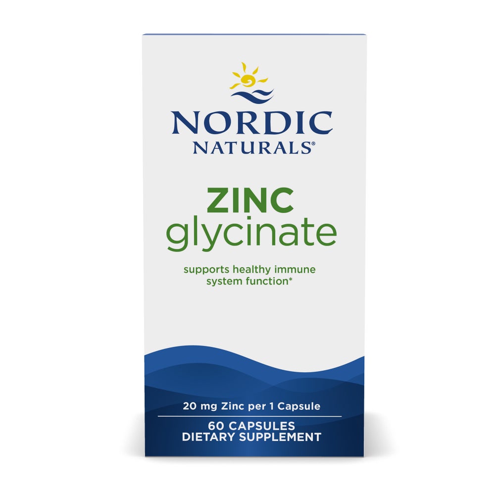 Zinc Glycinate, 20mg - 60 caps