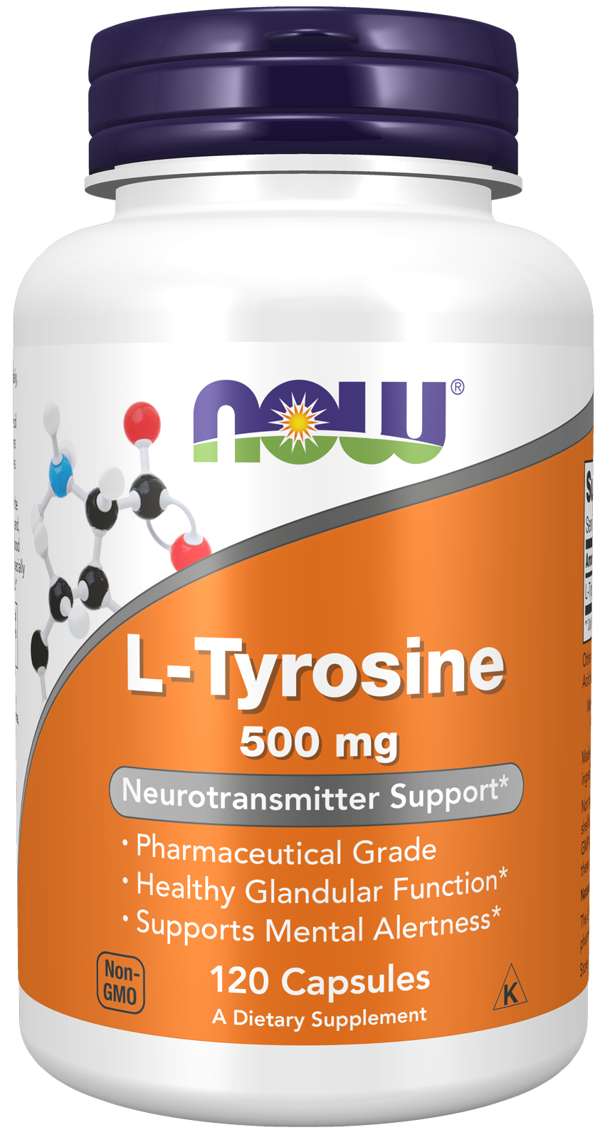 L-Tyrosine, 500mg - 120 caps