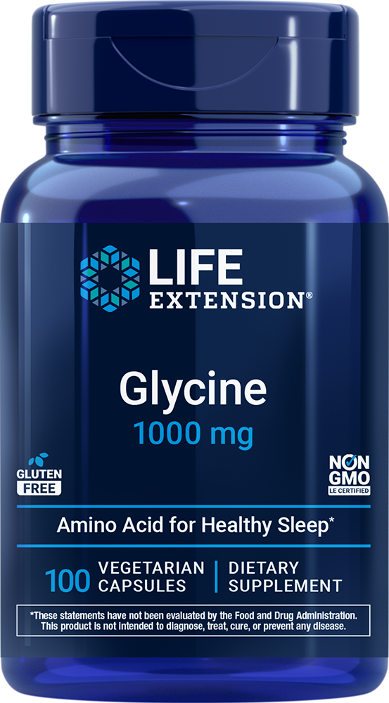Glycine, 1000mg - 100 vcaps