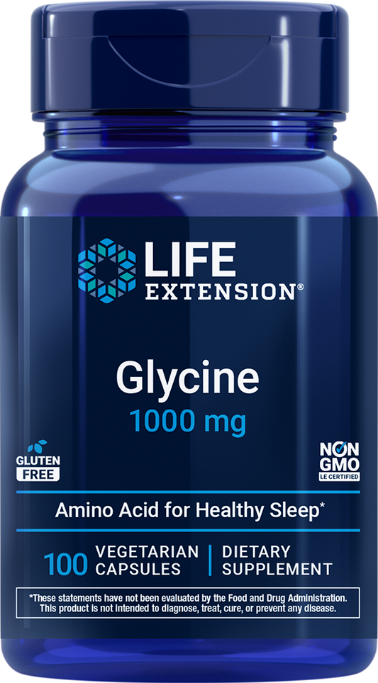 Glycine, 1000mg - 100 vcaps