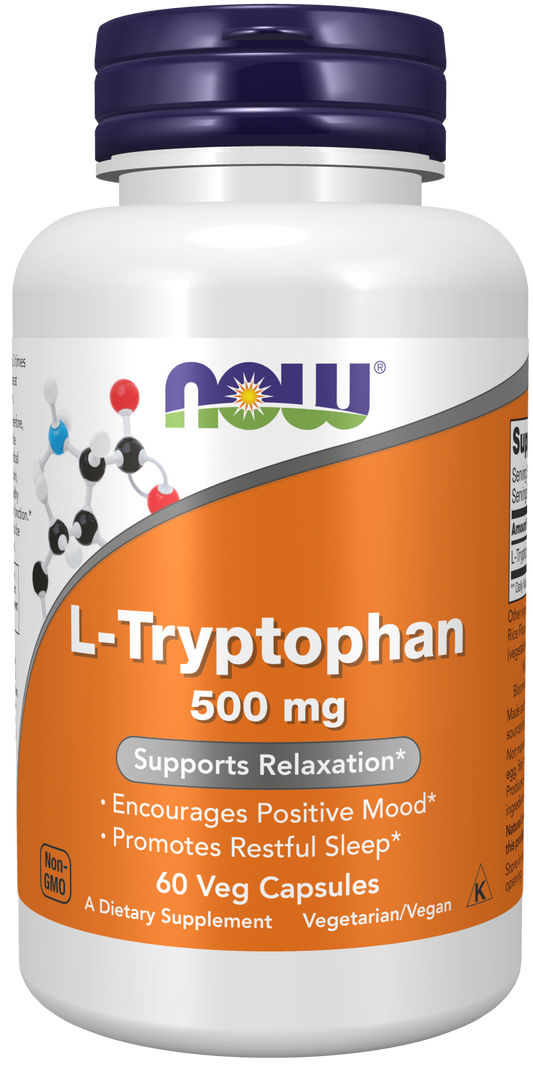 L-Tryptophan, 500mg - 120 vcaps