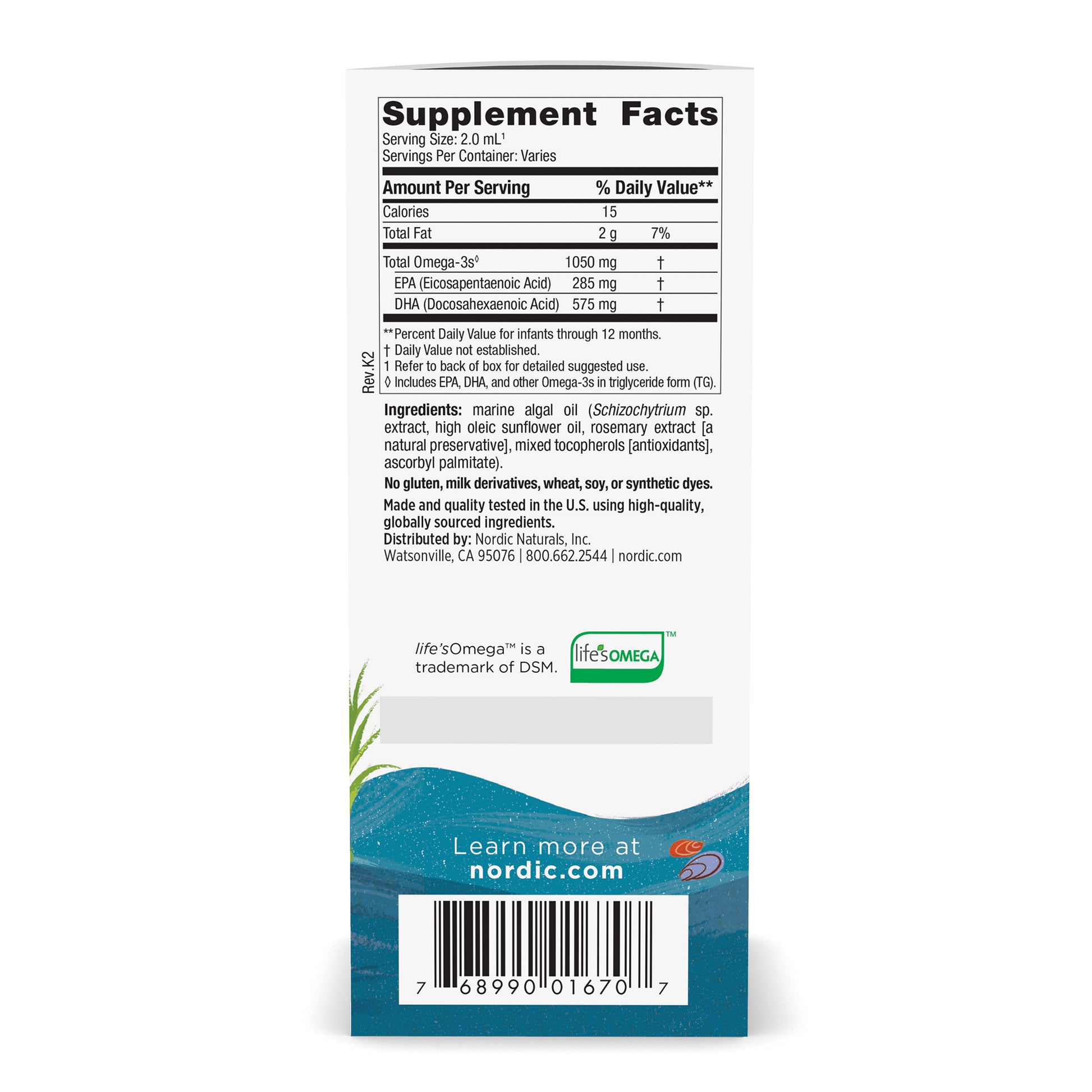 Baby's DHA Vegetarian, 1050mg - 30 ml.