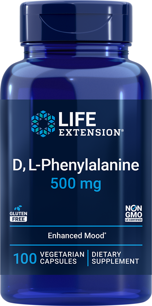 D L-Phenylalanine, 500mg - 100 vcaps