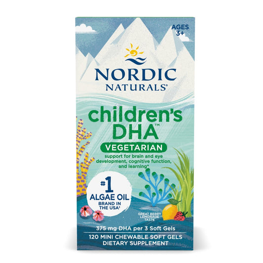 Children's DHA Vegetarian, 375mg Berry Lemonade - 120 chewables