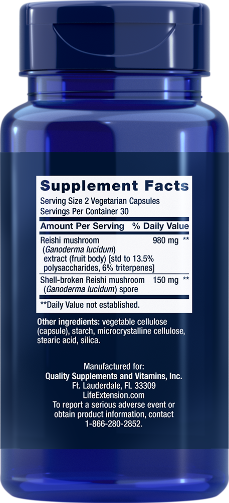 Reishi Extract Mushroom Complex - 60 vcaps