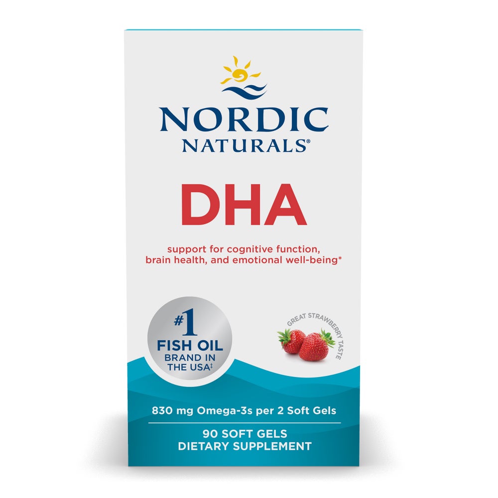 DHA, 830mg Strawberry - 180 softgels