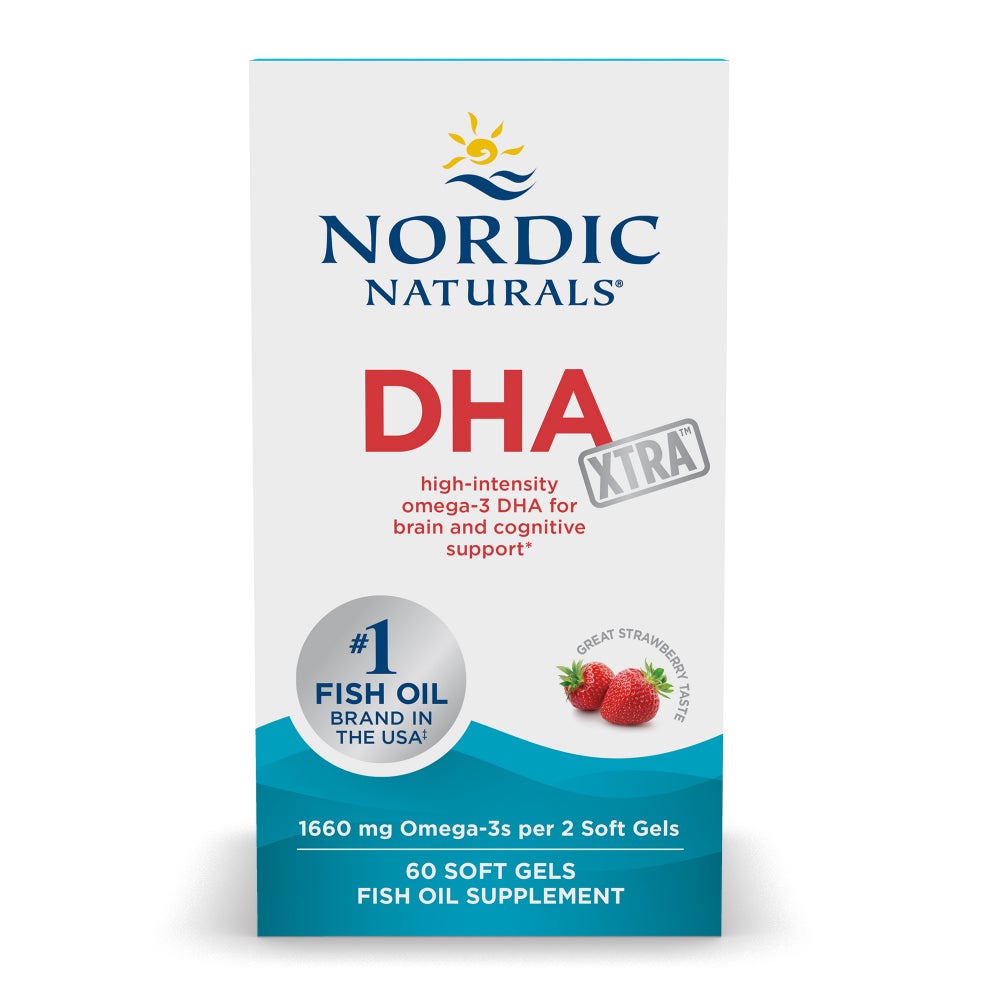 DHA Xtra, 1660mg Strawberry - 60 softgels