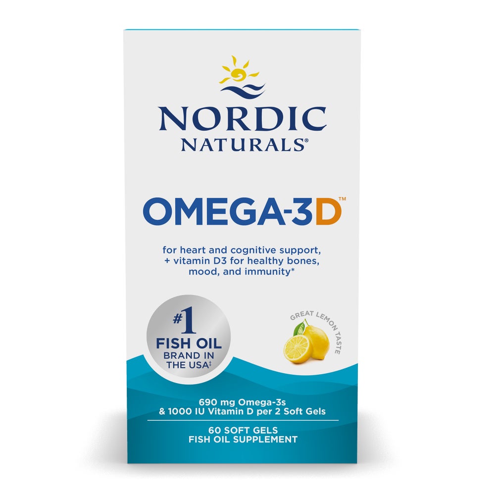 Omega-3D, 1560mg Lemon - 237 ml.