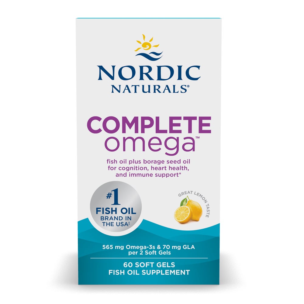 Complete Omega, 565mg Lemon - 60 softgels