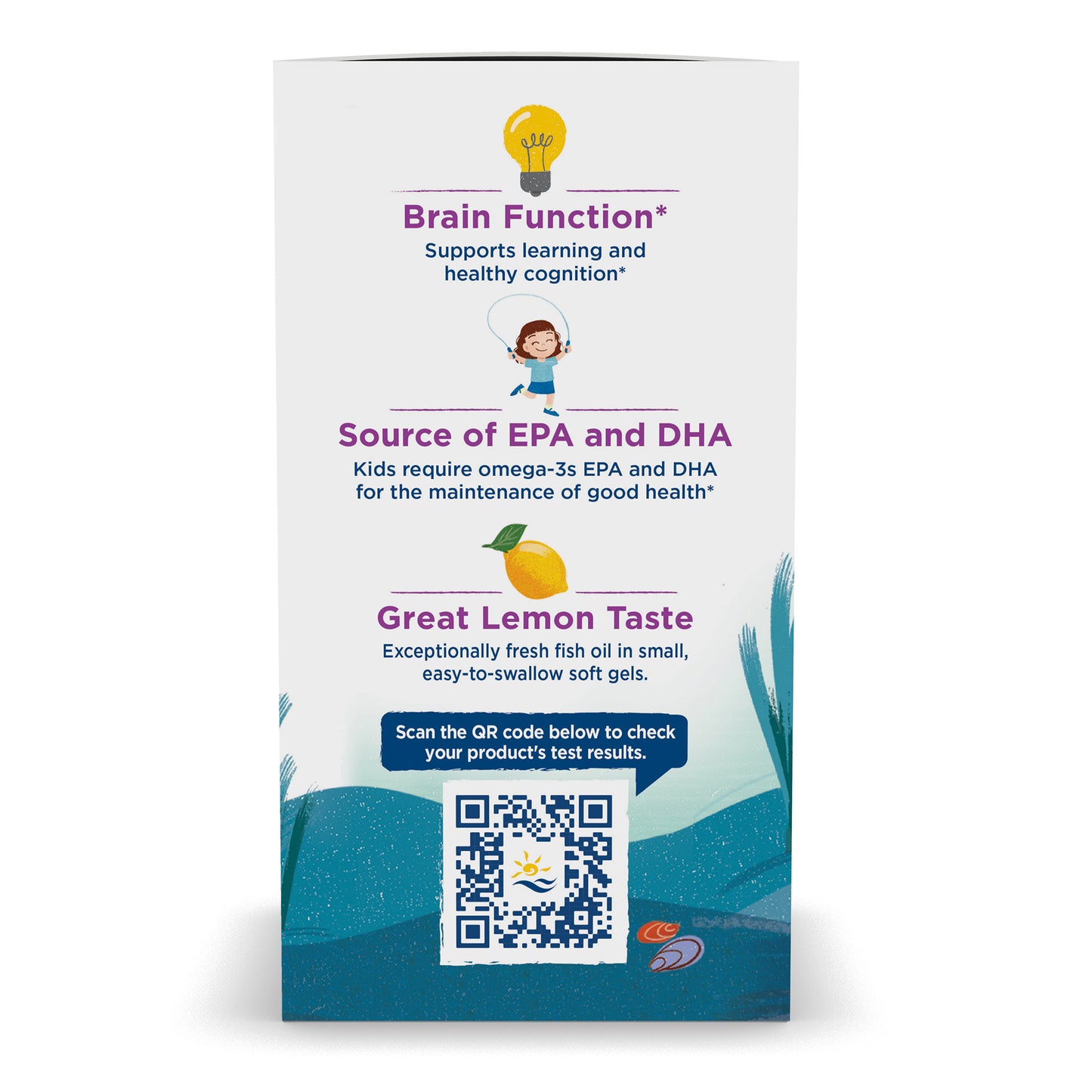 Complete Omega Junior, 283mg Lemon - 90 mini softgels