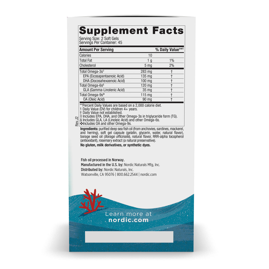 Nordic Naturals Complete Omega Junior, 283mg Lemon - 90 mini softgels - image 7