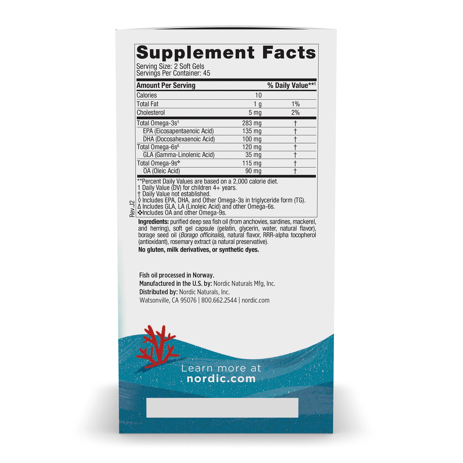 Complete Omega Junior, 283mg Lemon - 90 mini softgels