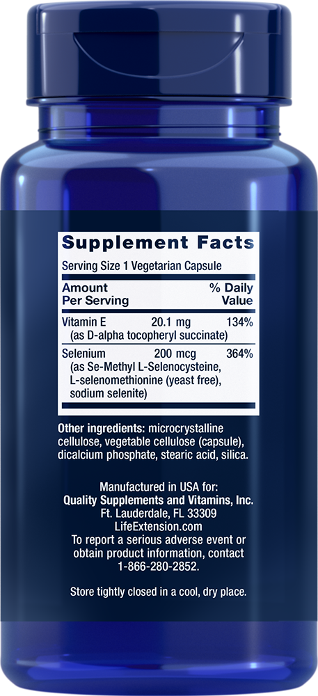 Super Selenium Complex & Vitamin E - 100 vcaps