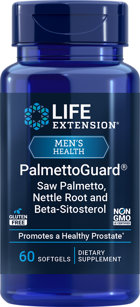 PalmettoGuard Saw Palmetto/Nettle Root with Beta-Sitosterol - 60 softgels