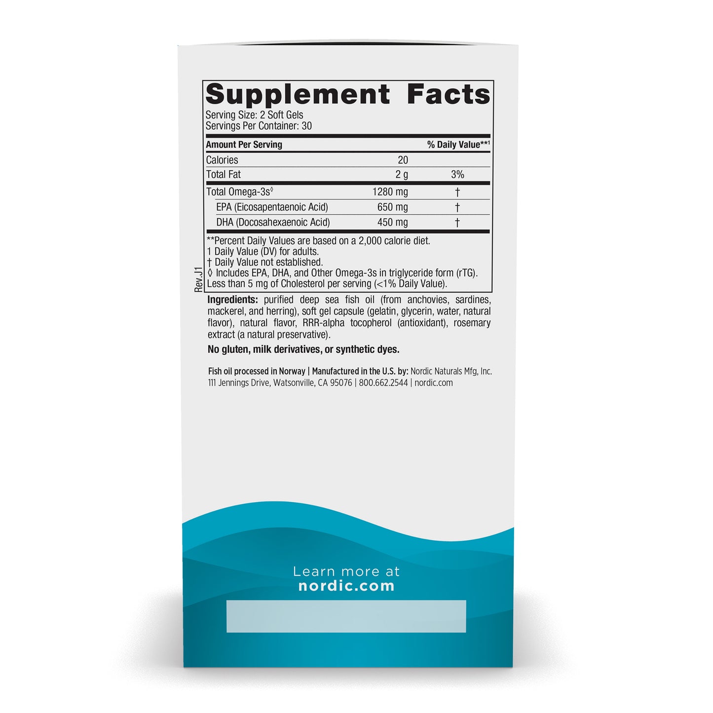 Ultimate Omega, 2840mg Lemon - 237 ml.