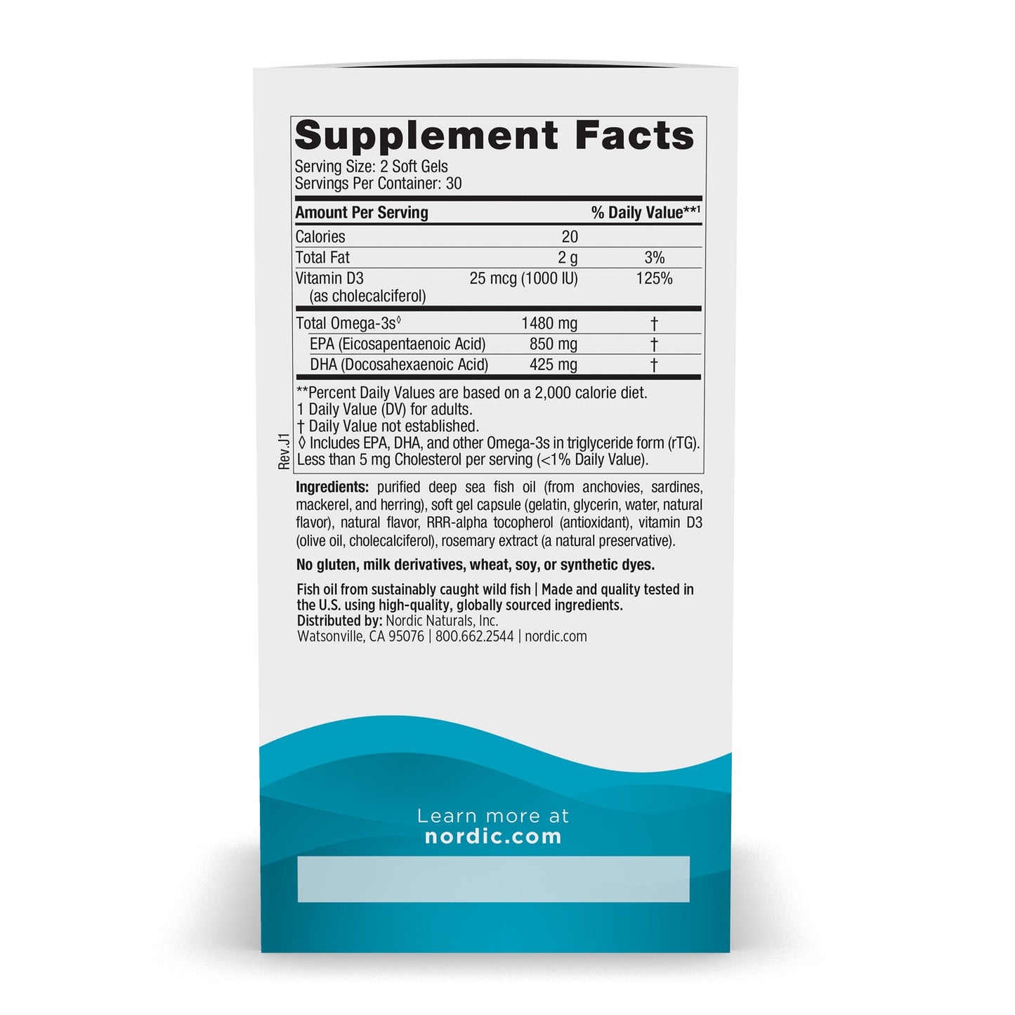 Ultimate Omega Xtra, 3400mg Lemon - 237 ml.