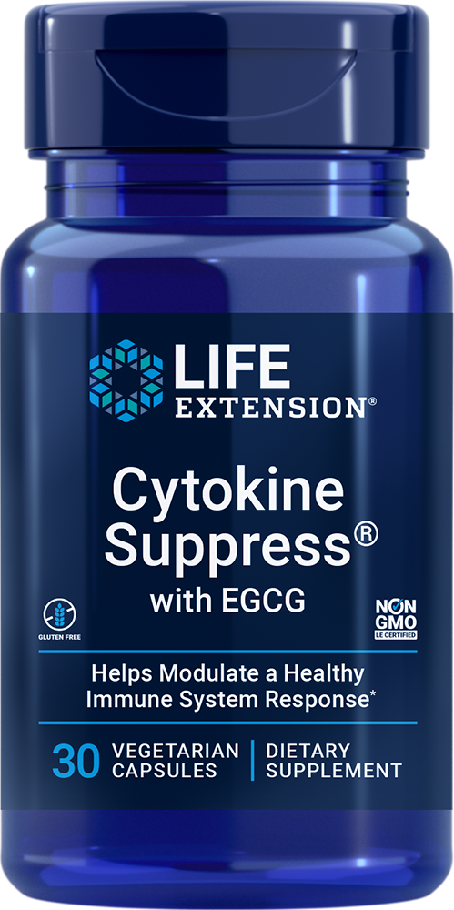 Cytokine Suppress with EGCG - 30 vcaps