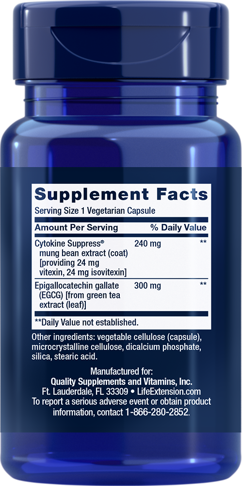 Cytokine Suppress with EGCG - 30 vcaps