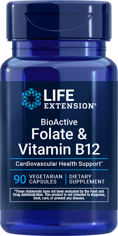 BioActive Folate & Vitamin B12 - 90 vcaps