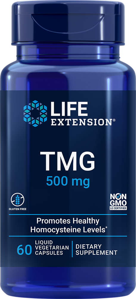 TMG, 500mg - 60 liquid vcaps