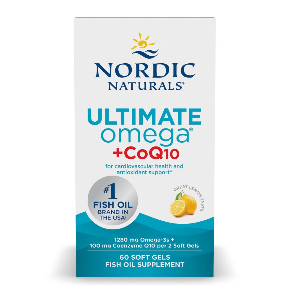 Ultimate Omega + CoQ10, 1280mg Lemon (EAN 768990891151) - 60 softgels