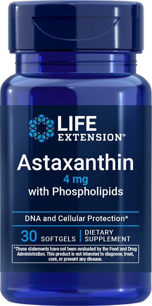 Astaxanthin with Phospholipids, 4mg - 30 softgels