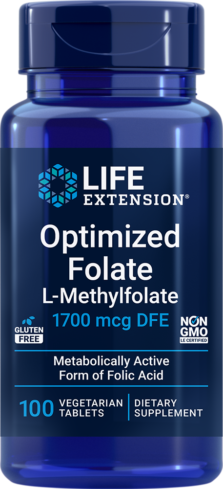 Optimized Folate, 1700mcg - 100 vegetarian tabs