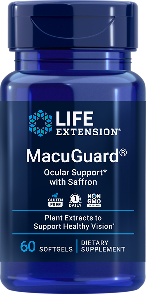 MacuGuard Ocular Support with Saffron - 60 softgels