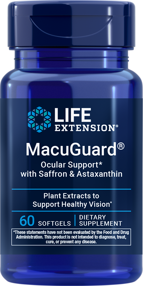 MacuGuard Ocular Support with Saffron & Astaxanthin - 60 softgels