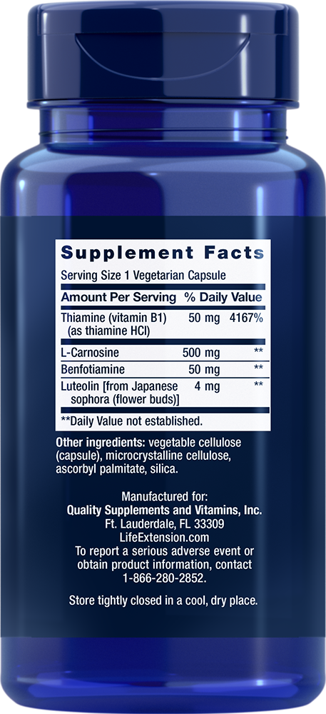 Super Carnosine, 500mg - 60 vcaps