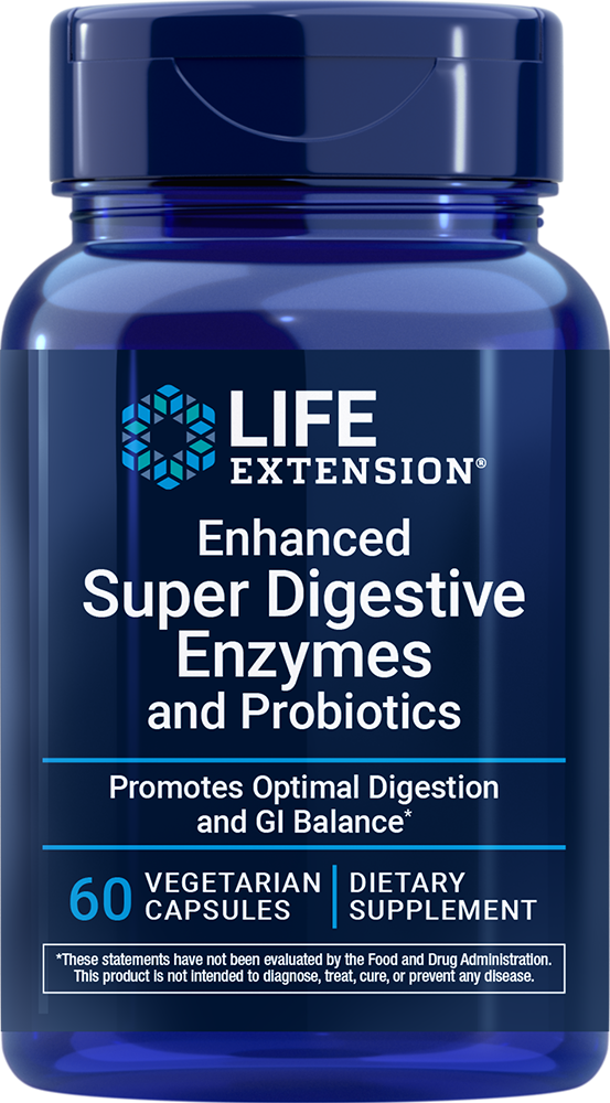 Enhanced Super Digestive Enzymes and Probiotics - 60 vcaps