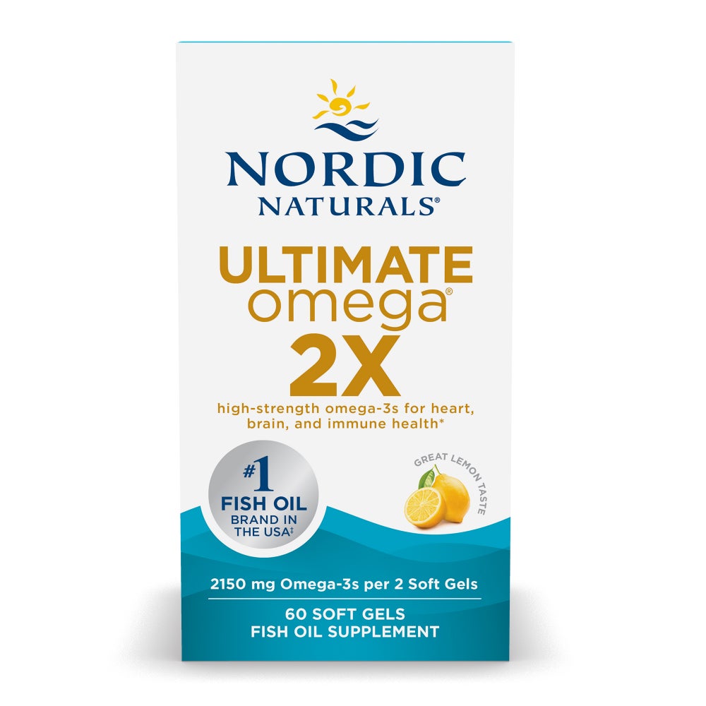 Ultimate Omega 2X Mini, 1120mg Strawberry - 60 mini softgels