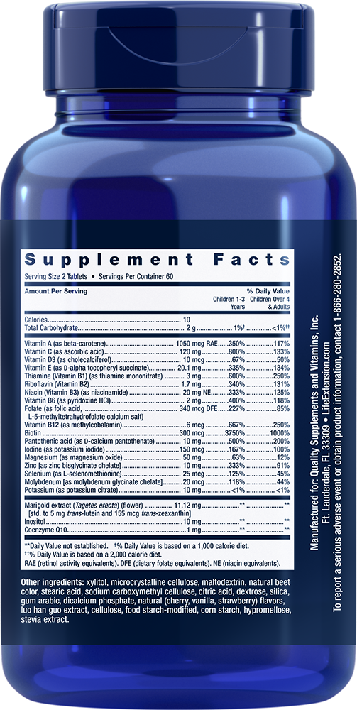 Children's Formula Life Extension Mix, Natural Berry - 120 chewable tabs