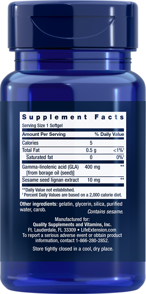 Mega GLA with Sesame Lignans - 30 softgels