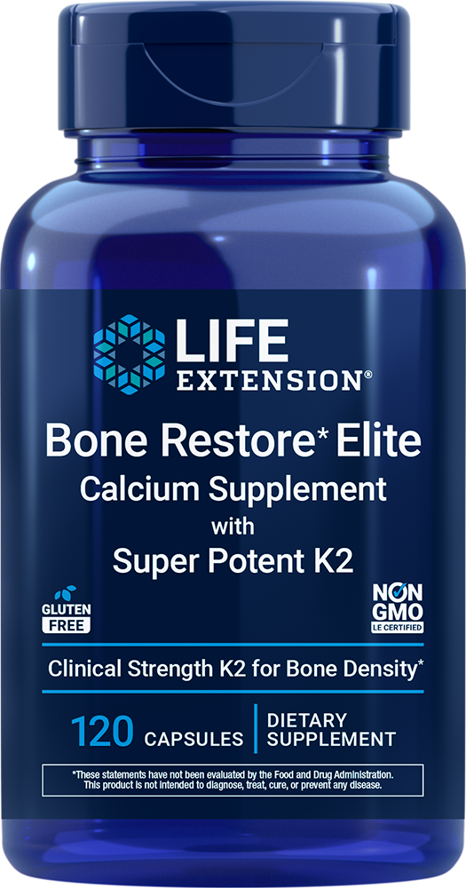 Bone Restore Elite with Super Potenet K2 - 120 caps
