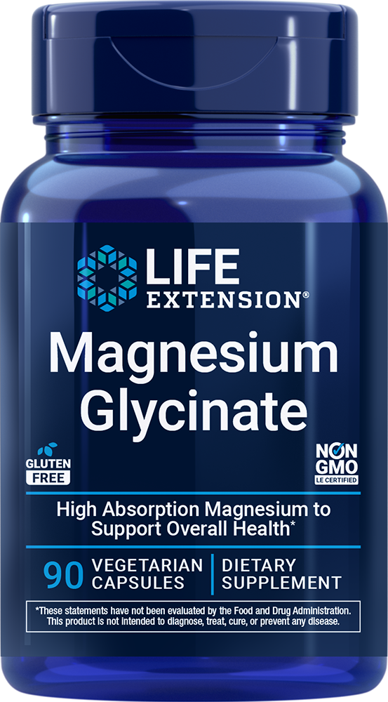 Magnesium Glycinate, 105mg - 90 vcaps