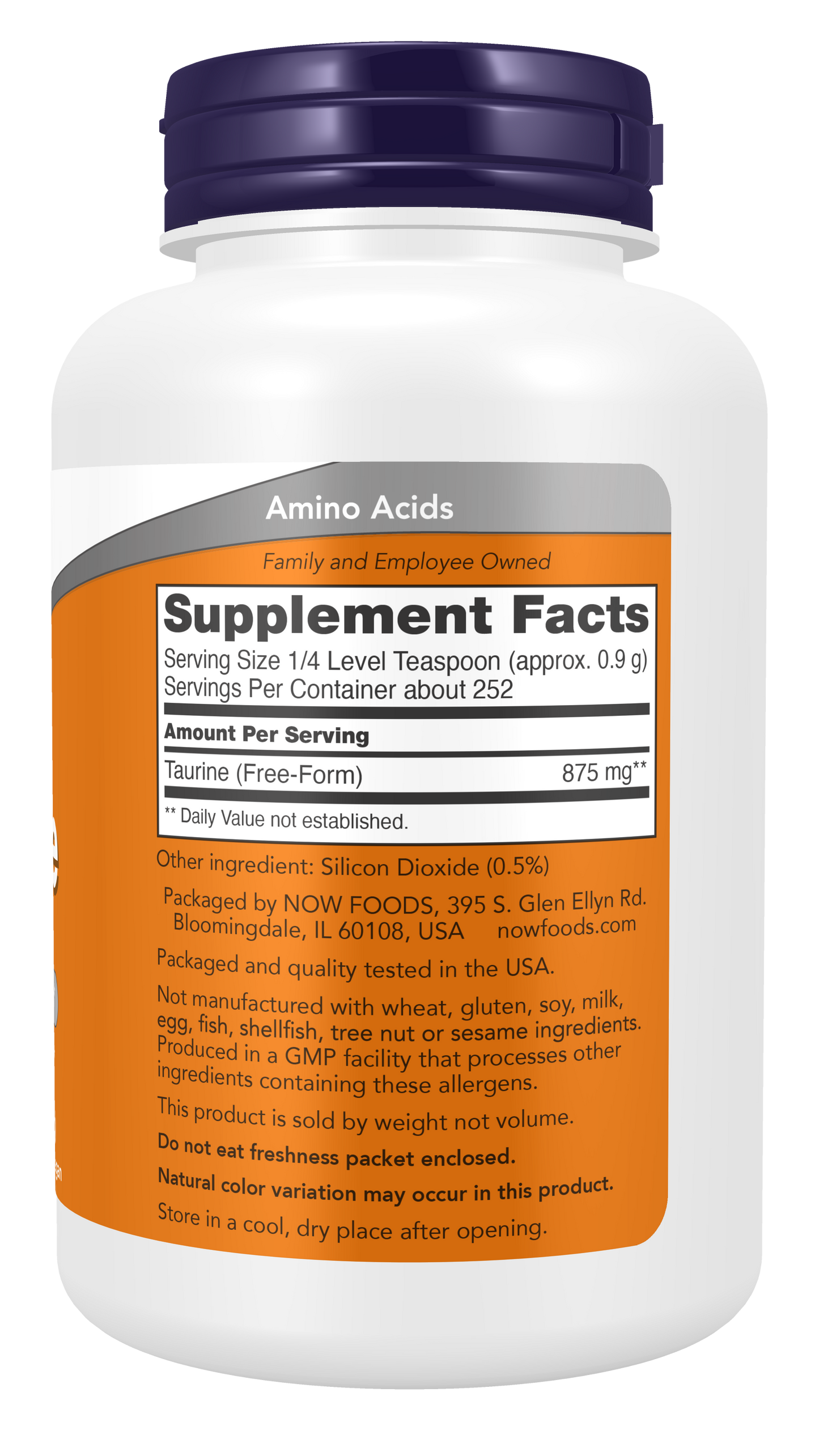 Taurine, Pure Powder - 227g